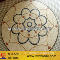yellow flower marble mosaic pattern